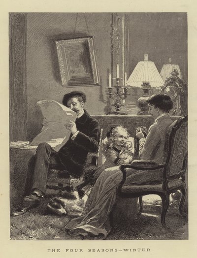 De Vier Seizoenen, Winter door Adrien Emmanuel Marie